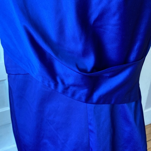 NWT Talbots Royal Blue Sleeveless Dress, Size 14 - Picture 6 of 12